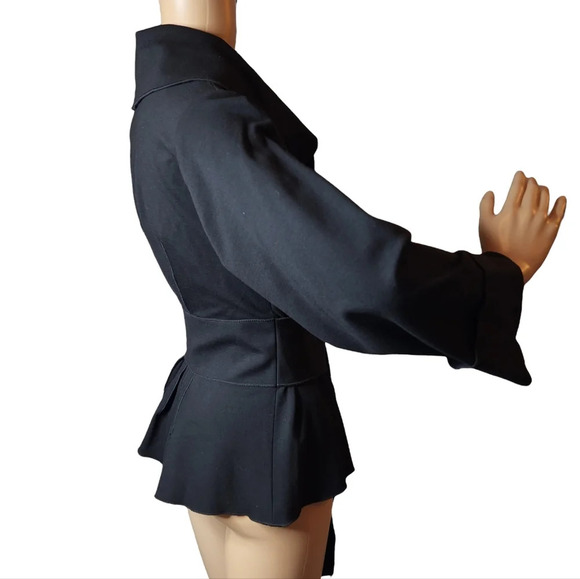 Theory ponte attached waist tie button up jacket - Picture 13 of 17